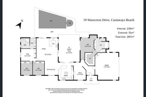 19 Wavecrest Dr, Castaways Beach, QLD 4567