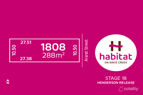 Lot 1808 Ararat St, Tarneit, VIC 3029