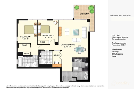 1501/18 Cypress Ave, Surfers Paradise, QLD 4217