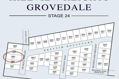 Lot 2403 Petkell Pde, Grovedale, VIC 3216