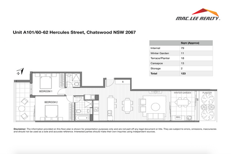 Property photo of 101A/60-62 Hercules Street Chatswood NSW 2067