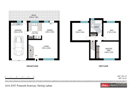 Property photo of 3/41 Frascott Avenue Varsity Lakes QLD 4227