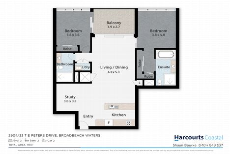 Property photo of 2904/33 T E Peters Drive Broadbeach Waters QLD 4218