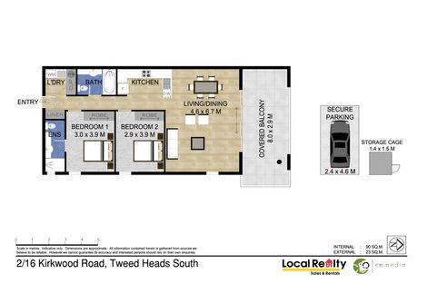 Property photo of 2/16 Kirkwood Road Tweed Heads South NSW 2486