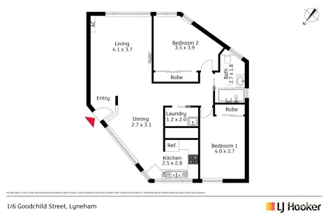 Property photo of 1/6 Goodchild Street Lyneham ACT 2602