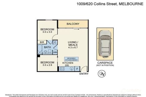 Property photo of 1009/620 Collins Street Melbourne VIC 3000