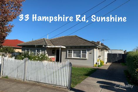 Property photo of 33 Hampshire Road Sunshine VIC 3020