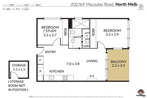 Property photo of 202/64 Macaulay Road North Melbourne VIC 3051