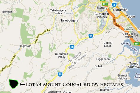 Mount Cougal Rd, Tallebudgera Valley, QLD 4228