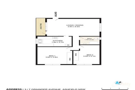 3/7 Grainger Ave, Ashfield, NSW 2131