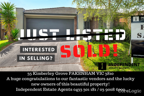 Property photo of 35 Kimberley Grove Pakenham VIC 3810