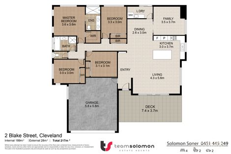 Property photo of 2A Blake Street Cleveland QLD 4163