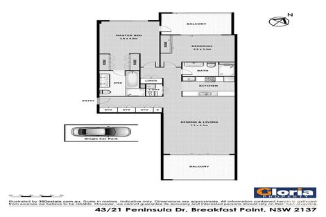43/21-25 Peninsula Dr, Breakfast Point, NSW 2137