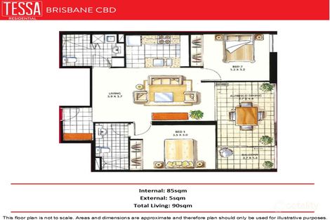 Property photo of 1602/108 Albert Street Brisbane City QLD 4000