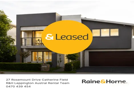 Property photo of 27 Rosemount Drive Catherine Field NSW 2557