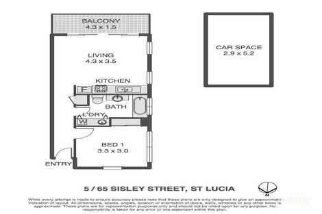 Property photo of 5/65 Sisley Street St Lucia QLD 4067