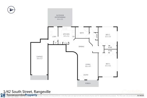 Property photo of 1/42 South Street Rangeville QLD 4350