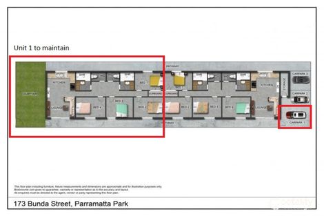 1/173 Bunda St, Parramatta Park, QLD 4870
