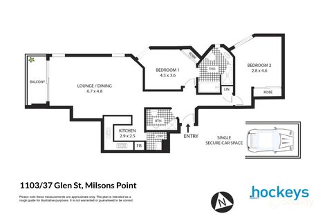 1103/37 Glen St, Milsons Point, NSW 2061