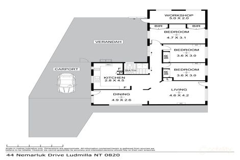 44 Nemarluk Dr, Ludmilla, NT 0820