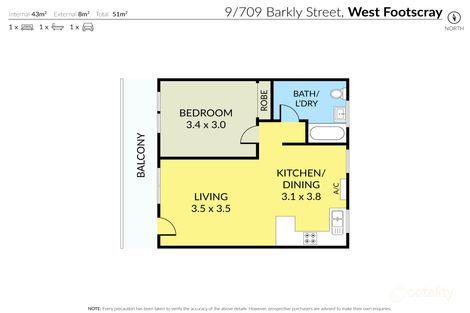 Property photo of 9/709 Barkly Street West Footscray VIC 3012