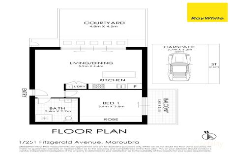 Property photo of 1/251 Fitzgerald Avenue Maroubra NSW 2035