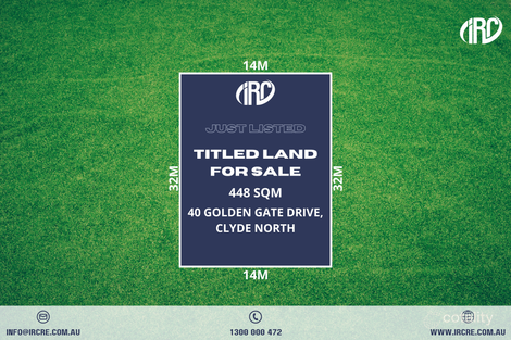 40 Golden Gate Dr, Clyde North, VIC 3978