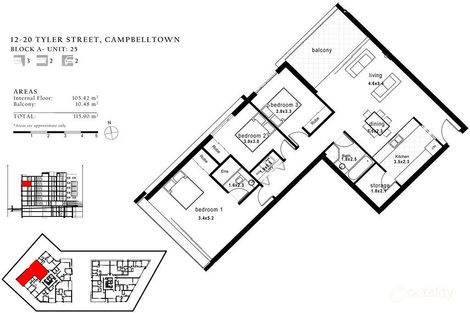 Property photo of 25/12-20 Tyler Street Campbelltown NSW 2560