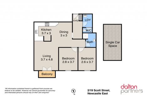 2/19 Scott St, Newcastle East, NSW 2300