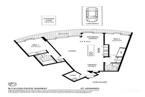 Property photo of 1101W/599 Pacific Highway St Leonards NSW 2065