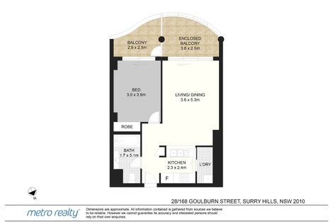 Property photo of 28/168-172 Goulburn Street Surry Hills NSW 2010