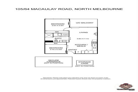 Property photo of 205/64 Macaulay Road North Melbourne VIC 3051