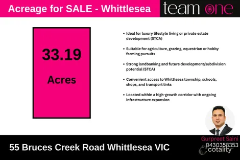 55 Bruces Creek Rd, Whittlesea, VIC 3757