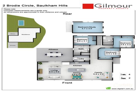 Property photo of 2 Brodie Circle Baulkham Hills NSW 2153