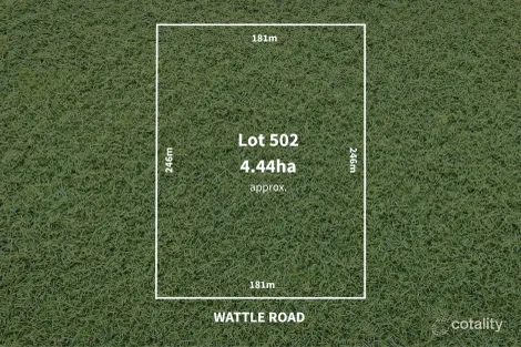 Lot 502 Wattle Rd, Owen, SA 5460