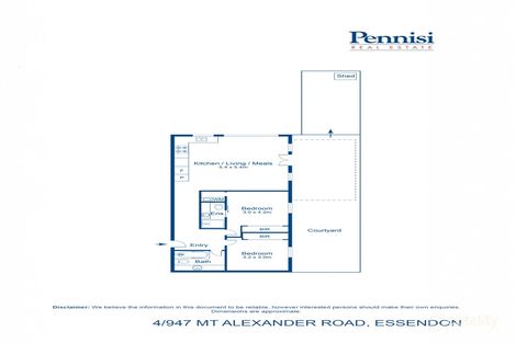 Property photo of 4/947 Mt Alexander Road Essendon VIC 3040