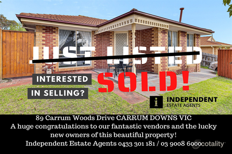 Property photo of 89 Carrum Woods Drive Carrum Downs VIC 3201