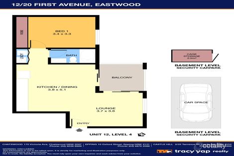 Property photo of 12/20 First Avenue Eastwood NSW 2122