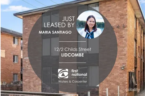 Property photo of 12/2 Childs Street Lidcombe NSW 2141