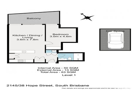 Property photo of 2145/38 Hope Street South Brisbane QLD 4101