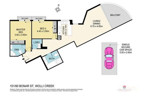 156/90 Bonar St, Wolli Creek, NSW 2205