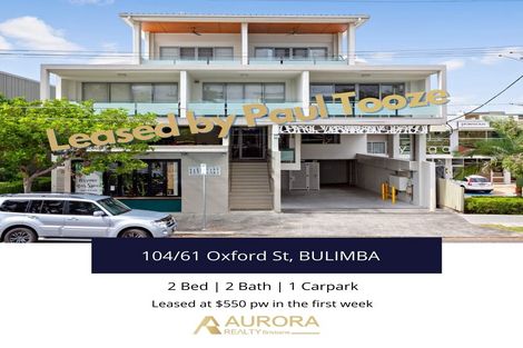 Property photo of 104/61 Oxford Street Bulimba QLD 4171