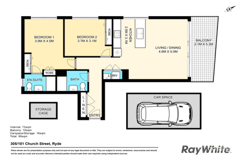 305/101 Church St, Ryde, NSW 2112