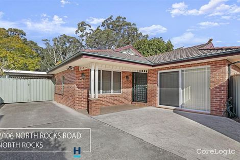 Property photo of 2/106 North Rocks Road North Rocks NSW 2151