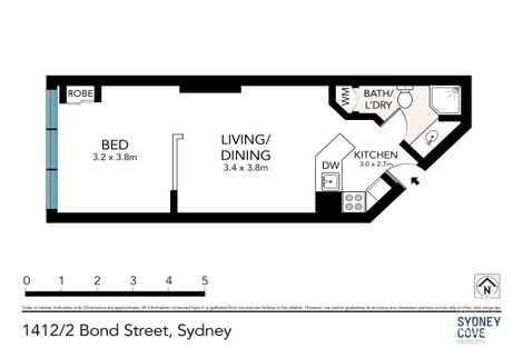 Property photo of 1412/2 Bond Street Sydney NSW 2000