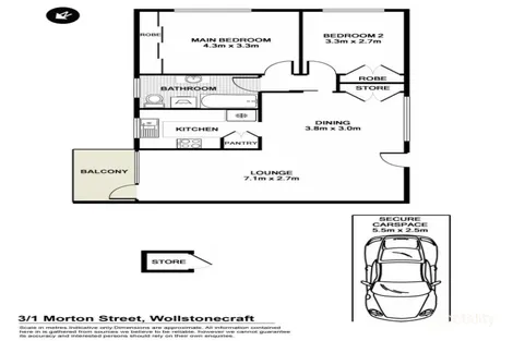 Property photo of 3/1 Morton Street Wollstonecraft NSW 2065