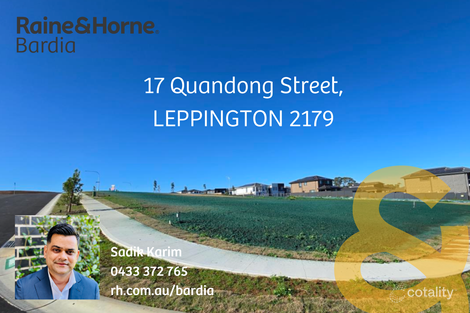 Property photo of 17 Quandong Street Leppington NSW 2179