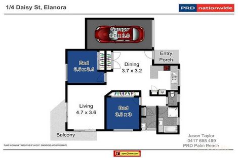 Property photo of 1/4 Daisy Street Elanora QLD 4221