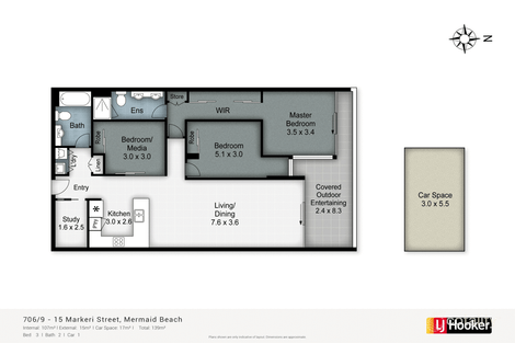 Property photo of 706/9-15 Markeri Street Mermaid Beach QLD 4218