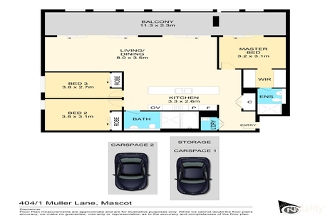 404/1 Muller Lane, Mascot, NSW 2020